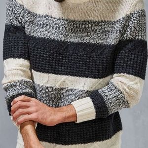 Urban Outfitters CPO Mixed Knit Crewneck Sweater